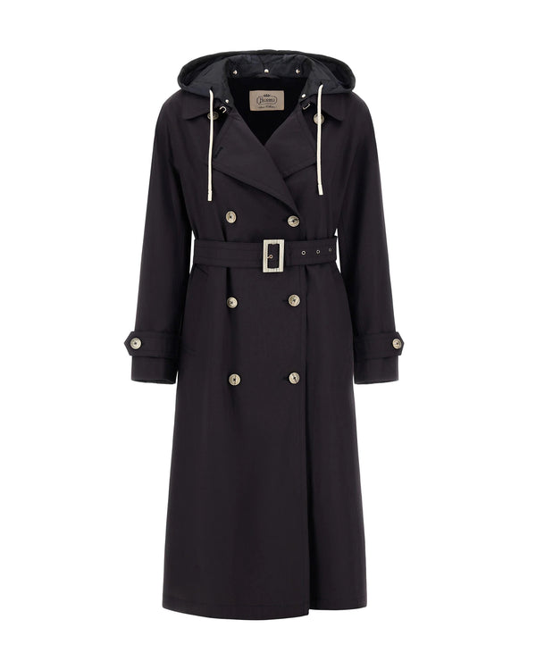 Trench Coat Navy Blue & Raincoats