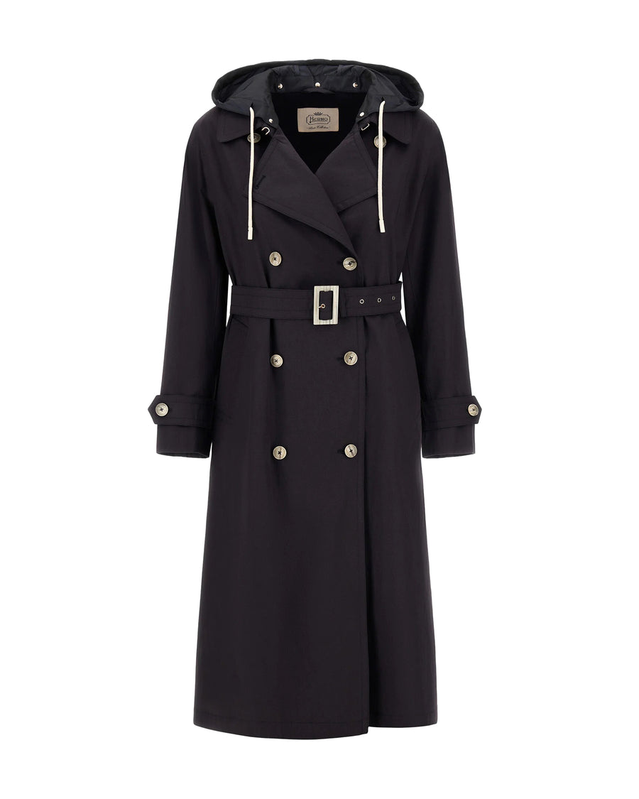 Trench Coat Navy Blue & Raincoats