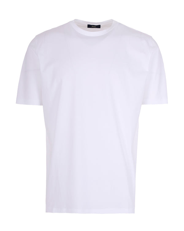 T-Shirt Crew-Neck Jersey White Cotton T-shirts