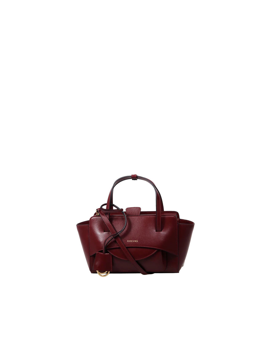 Shoulder Bag Flap S Premiere Wine Calf Leather Handbags