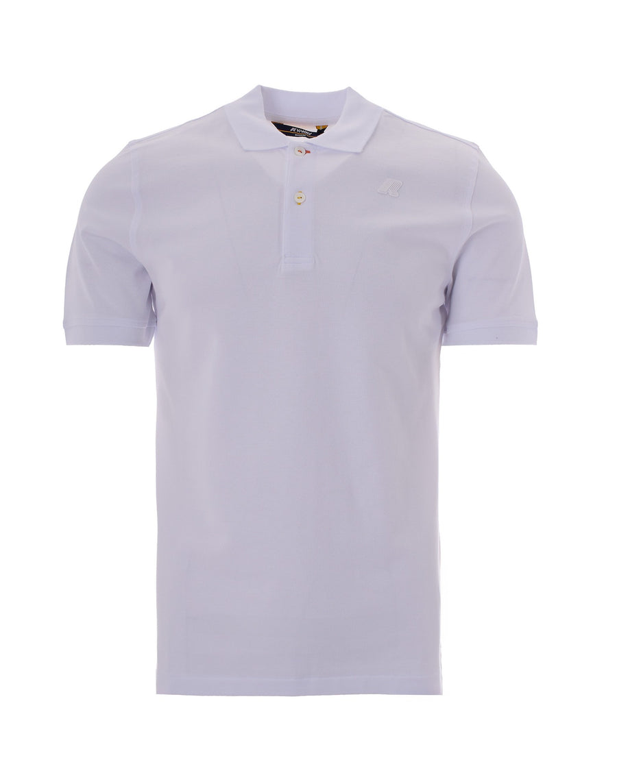 Polo Shirt Vinnie White Cotton