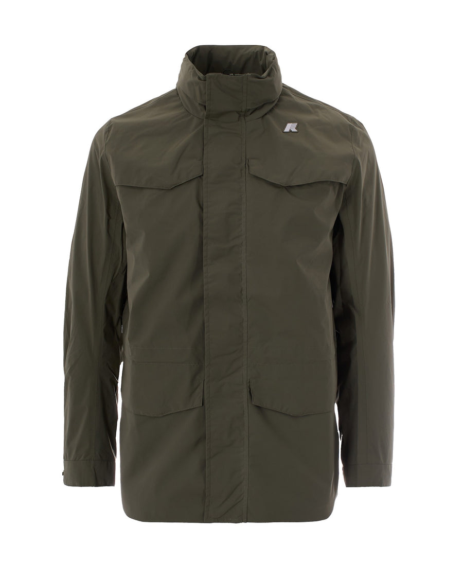 Field Jacket Manuel Green Lichen Main Fabric: Nylon
