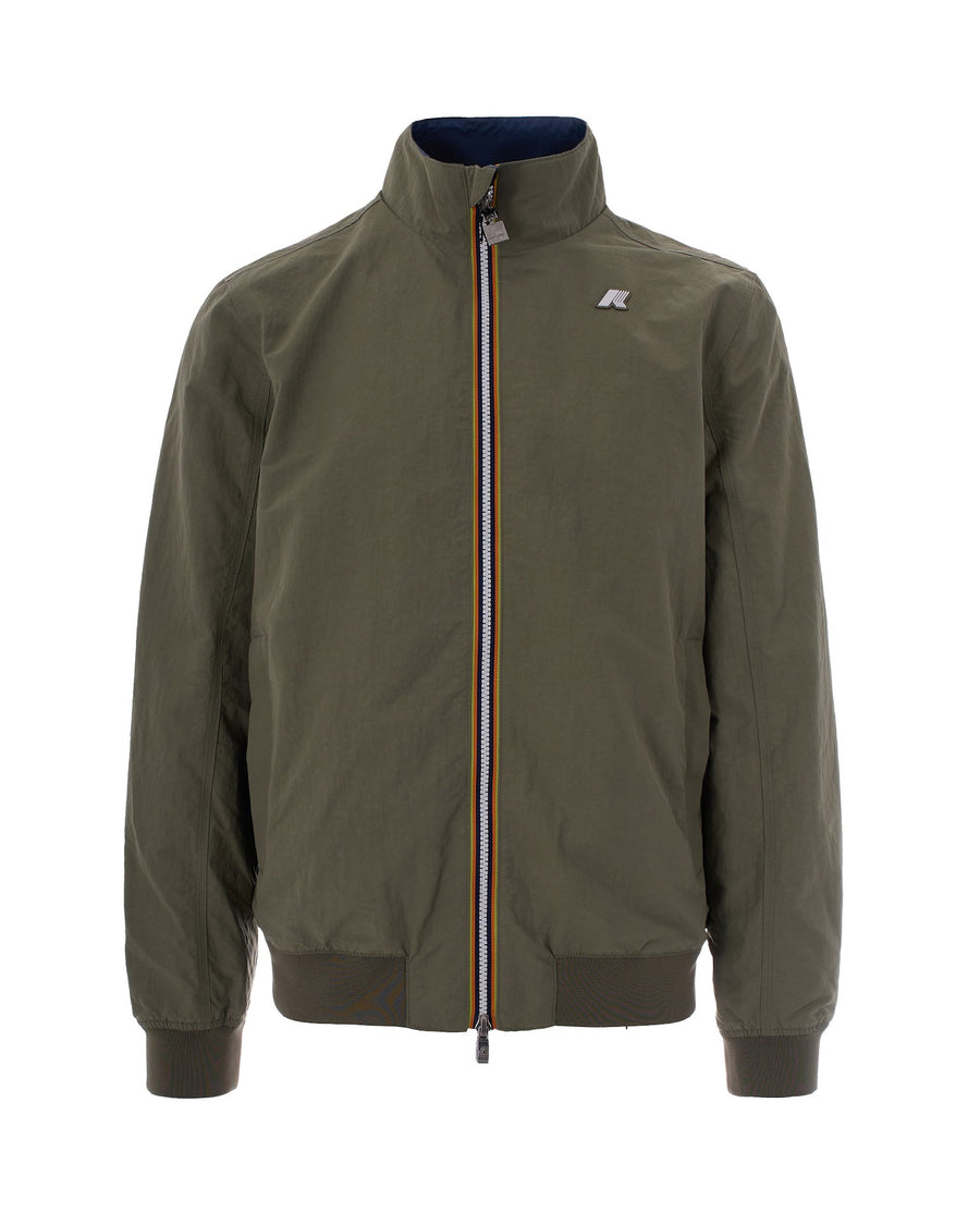 Jacket Arsene Cotton Double Green Lichen Lichen/blue Insignia Main Fabric: ()