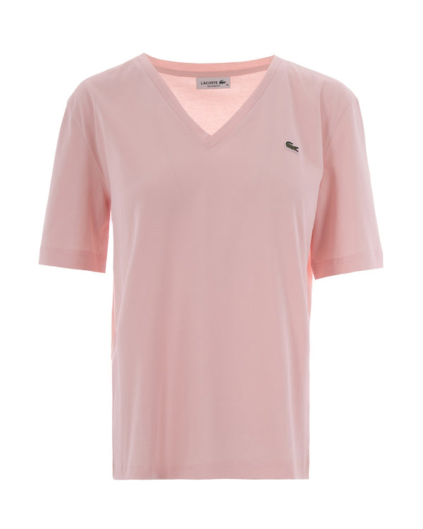 T-Shirt V Relaxed Rose Cotton T-shirts & Jerseys
