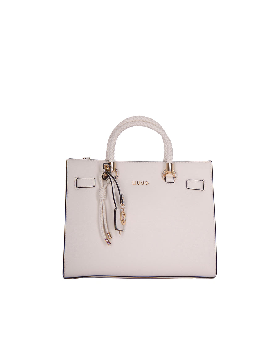 Handbag Manh Cream Polyurethane Handbags