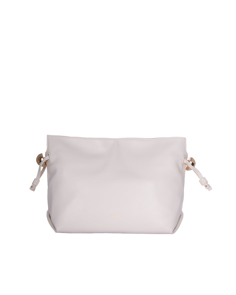 Shoulder Bag Cream Polyurethane