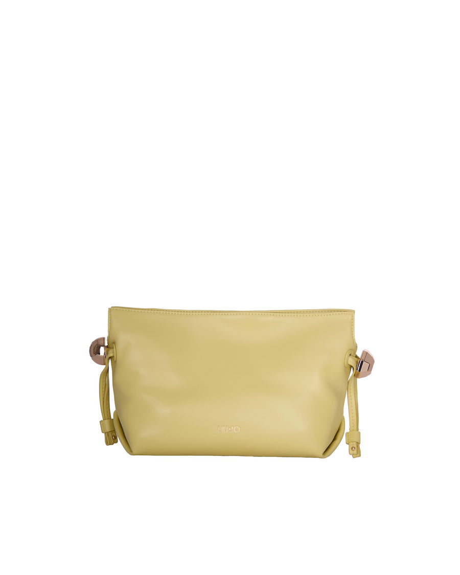 Chain Shoulder Bag Avocado Polyurethane