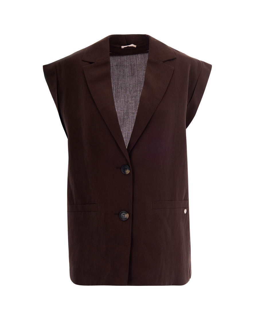 Gilet Sacher Lyocell-Linen Waistcoats & Gilets