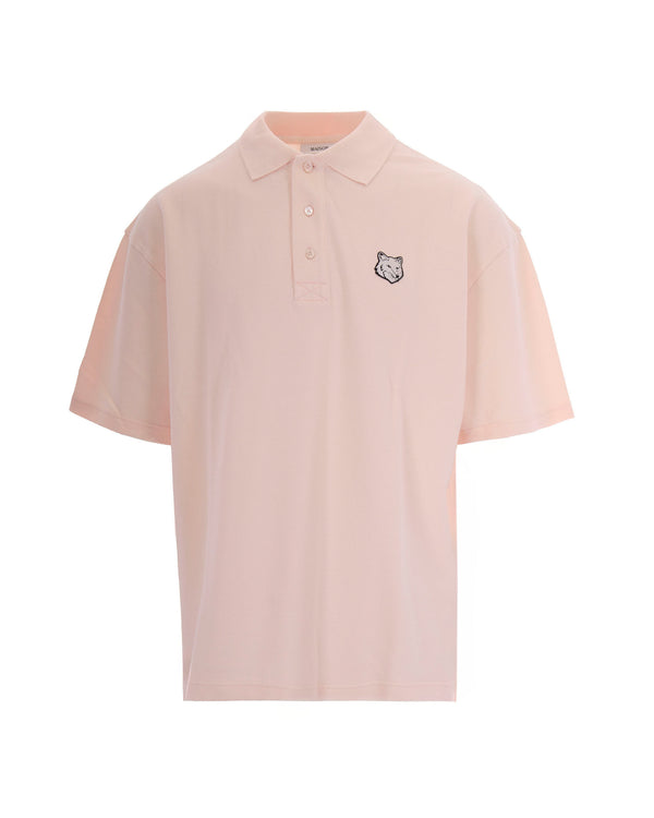 Polo Shirt Oversized Mauve Cotton