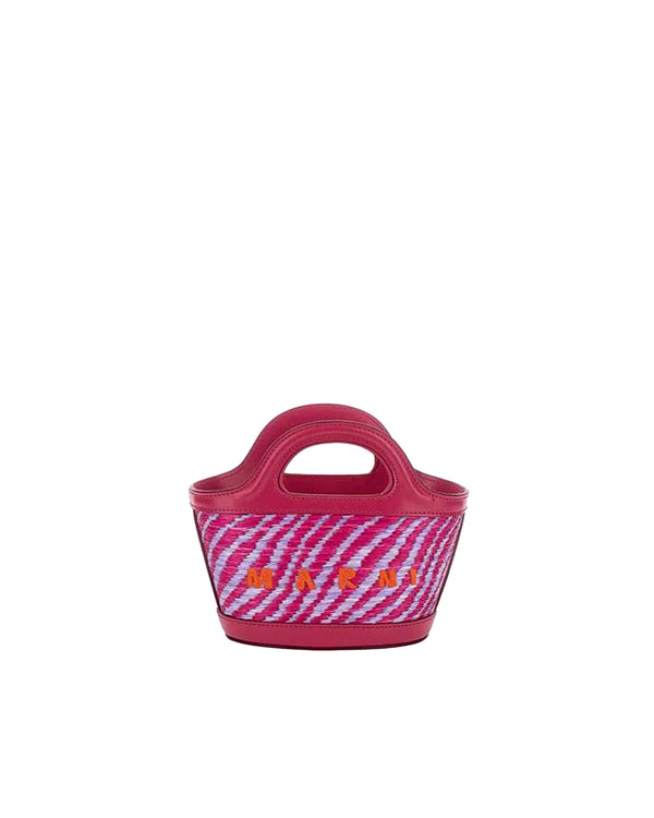 Handbag Tropicalia Micro Rafia Blackcurrant Body: Polyamide Handbags