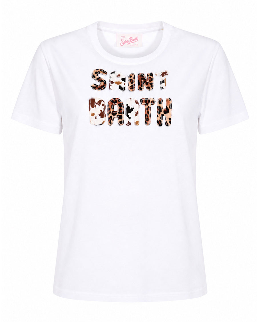 T-Shirt Emilie White Cotton T-shirts & Jerseys