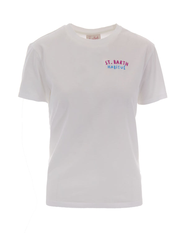 T-Shirt Emilie Cotton White T-shirts & Jerseys