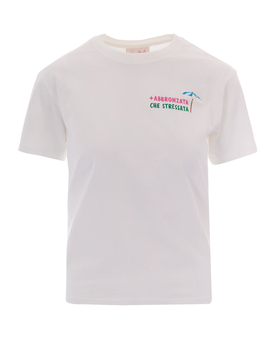 T-Shirt Emilie Tanned Tanned/distressed Cotton T-shirts & Jerseys