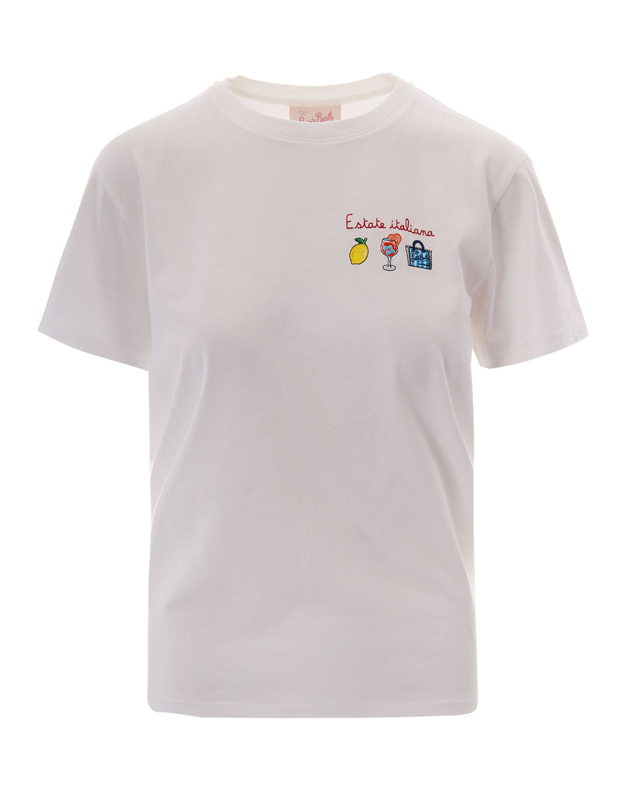 T-Shirt Emilie Cotton White T-shirts & Jerseys