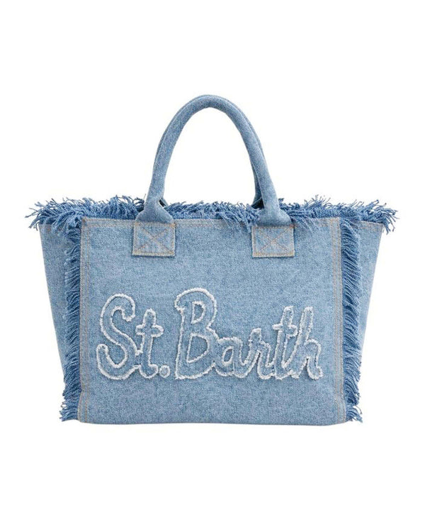 Shoulder Bag Vanity Denim Light Cotton