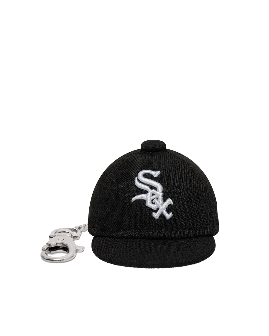 Keyring Mini Cap Black Polyester Keyrings & Keychains