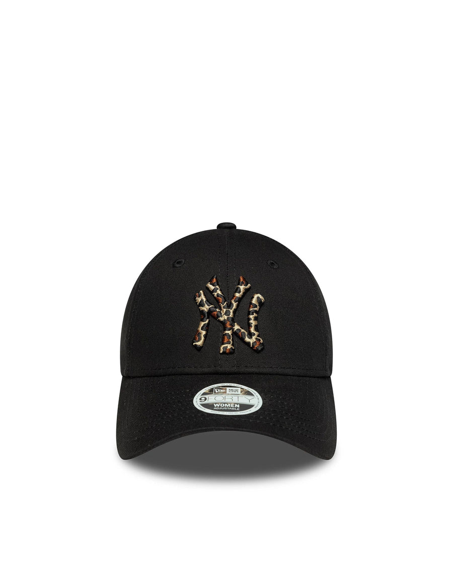 Baseball Cap 9forty Leopard Infill Black Cotton Hat