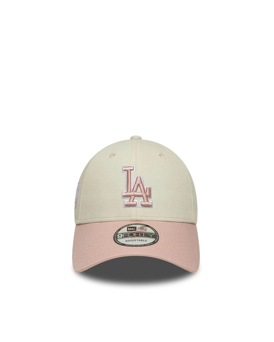 Baseball Cap La Dodgers Light Beige Cotton Hat
