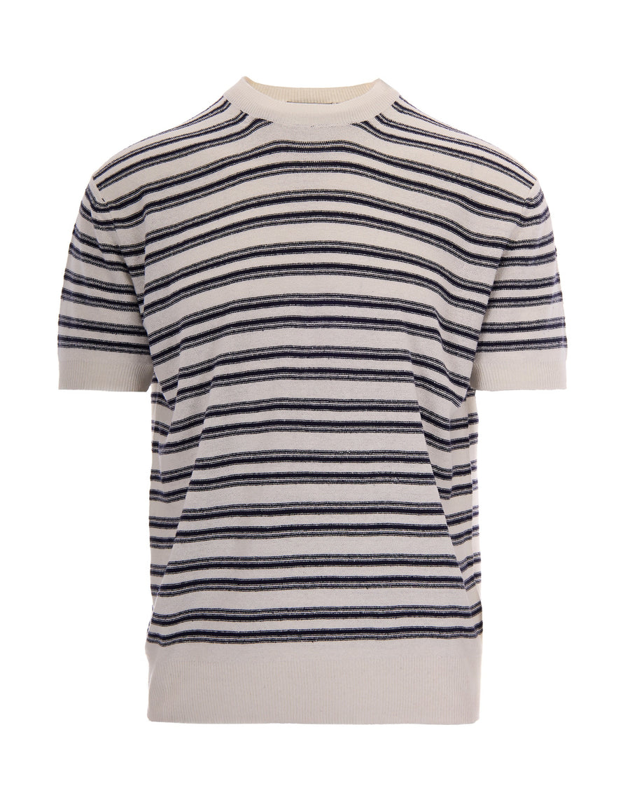 T-Shirt Striped Silk Multicolour T-shirts