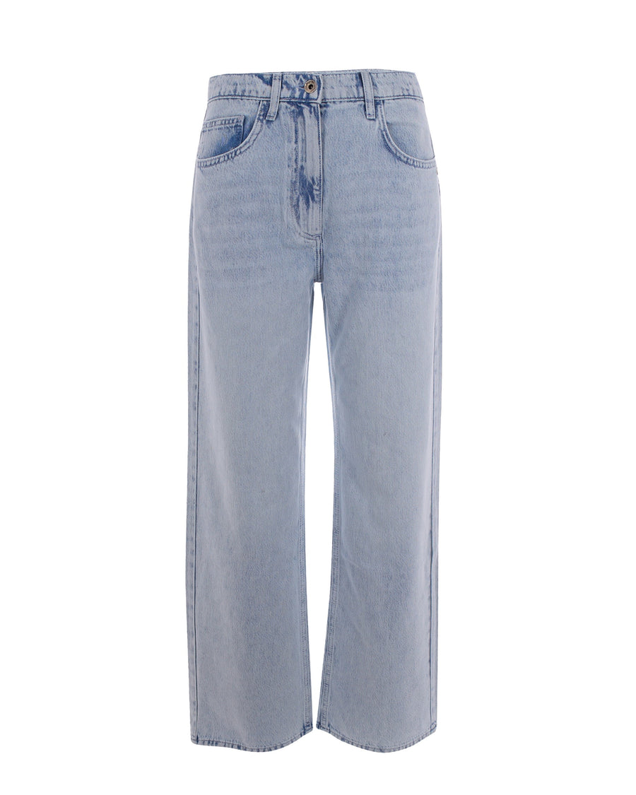 Jeans Light Blue Wash New Cotton
