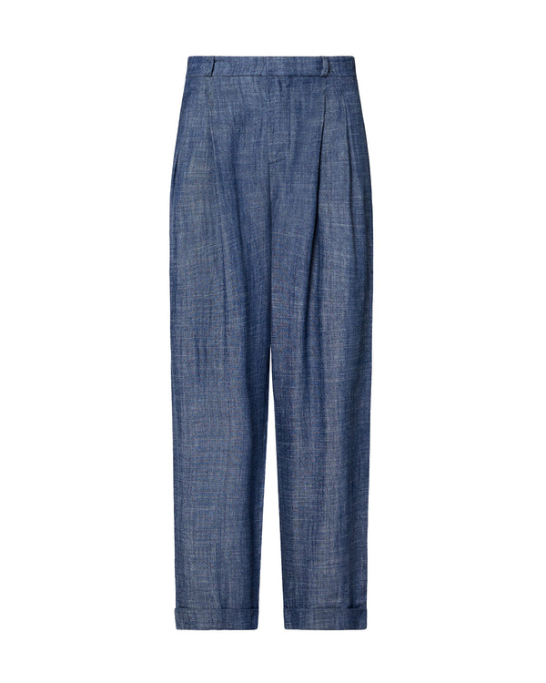 Trousers Ralph Marine Navy Lyocell