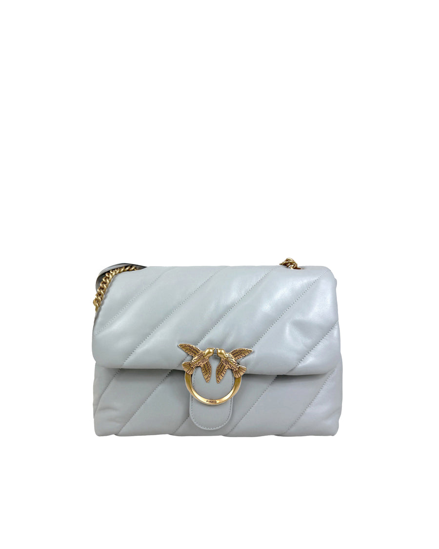 Shoulder Bag Love Puff Grey Pearl Pearl/antique Gold