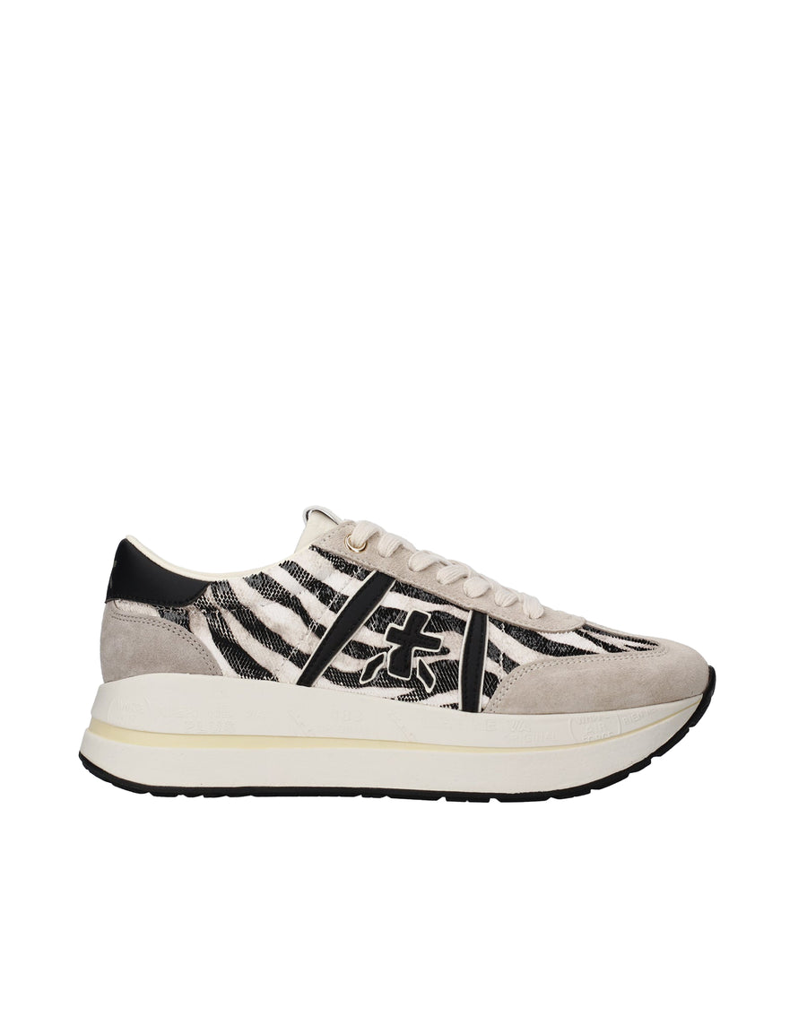 Sneakers Bethcoin Zebra Print Multicolour Sole: Eva Trainers