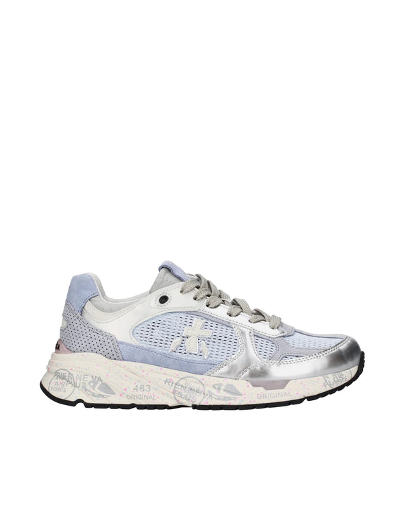 Sneakers Light Blue Sole: Rubber Trainers