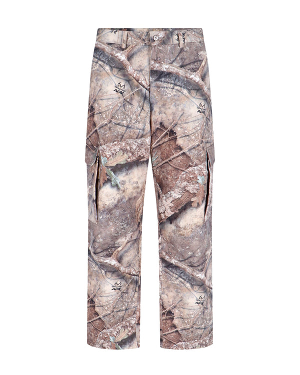 Cargo Trousers Real Tree Camo Green Cotton
