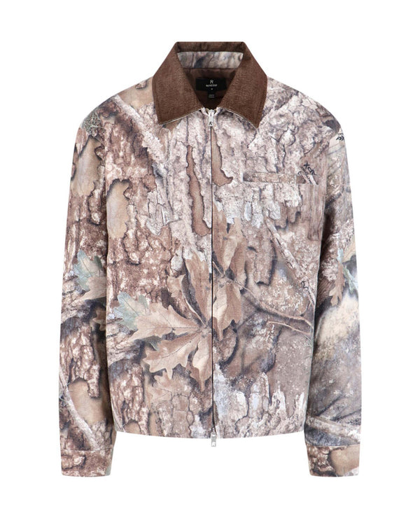 Jacket Tracker Camo Green Cotton