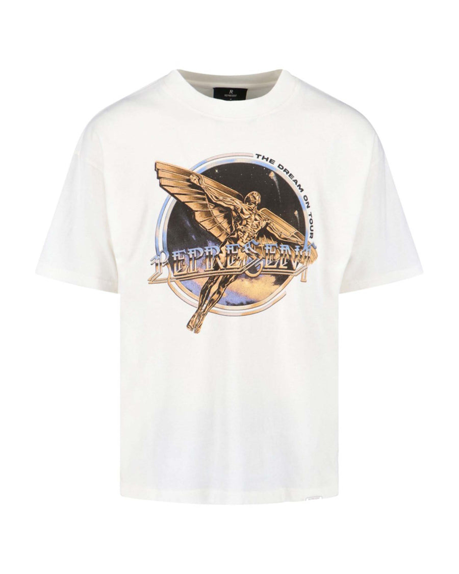 T-Shirt Golden Tour Sun Flat White Cotton T-shirts