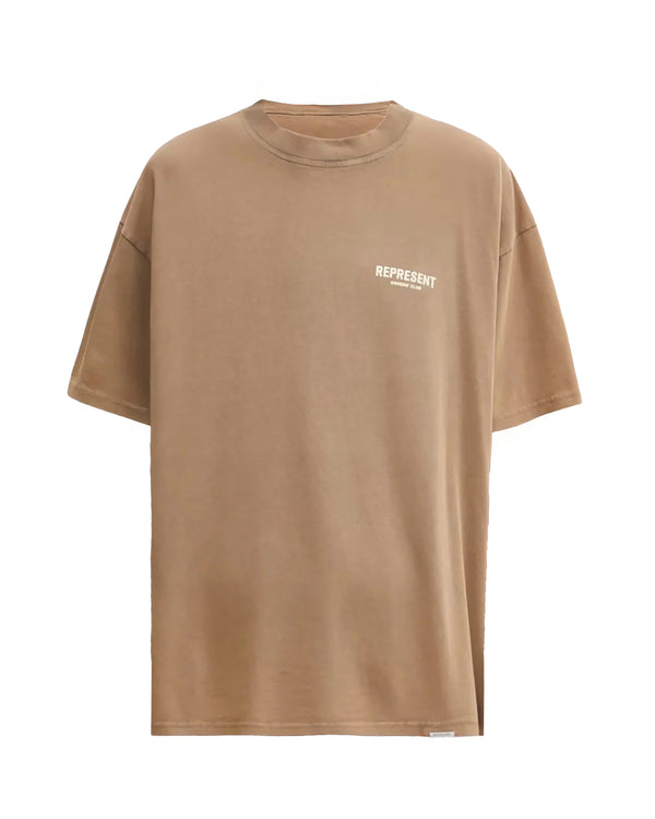 T-Shirt Owners Club Almond Cotton T-shirts