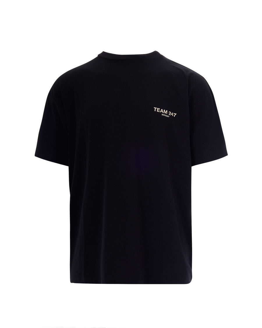T-Shirt 247 Jet Black Polyester T-shirts
