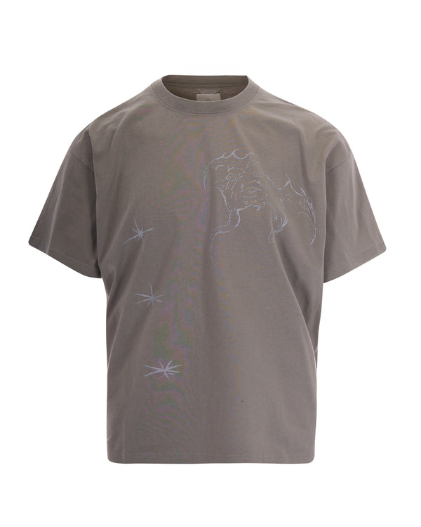 T-Shirt Ryli Grey Cotton T-shirts
