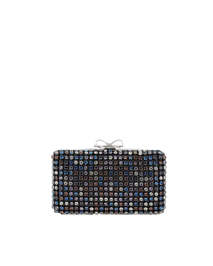 Clutch Multi Crystal Multicolour Outer: Polyester Bags
