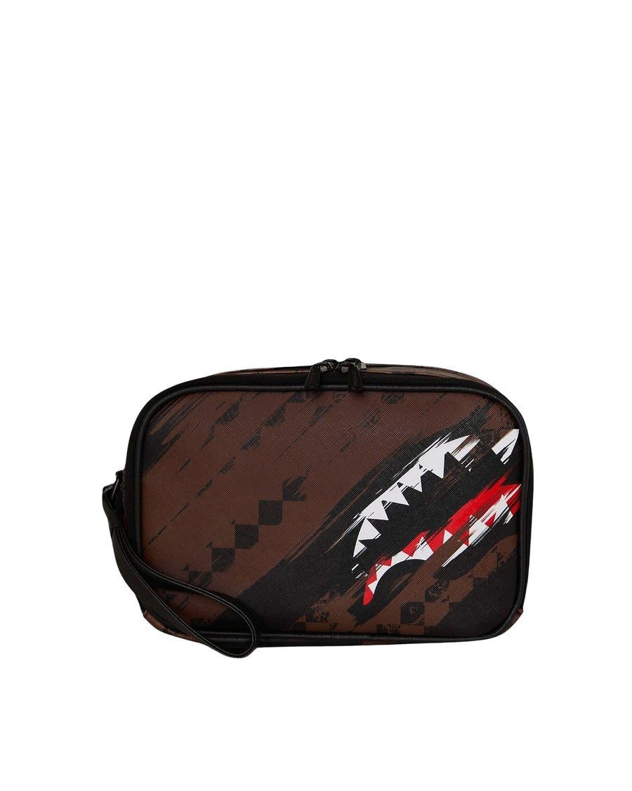 Clutch Smeared Grunge Multicolour Polyvinyl Chloride Bags