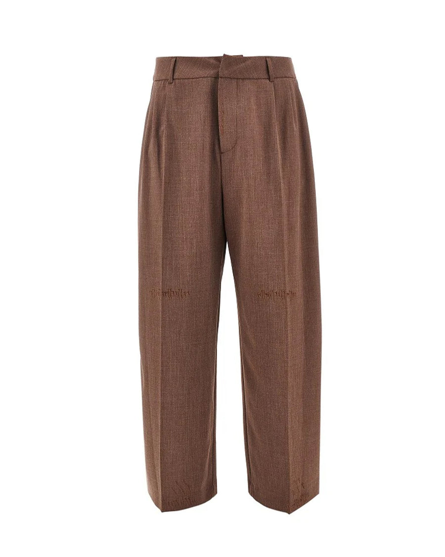 Trousers Anthem Brick Red Cotton