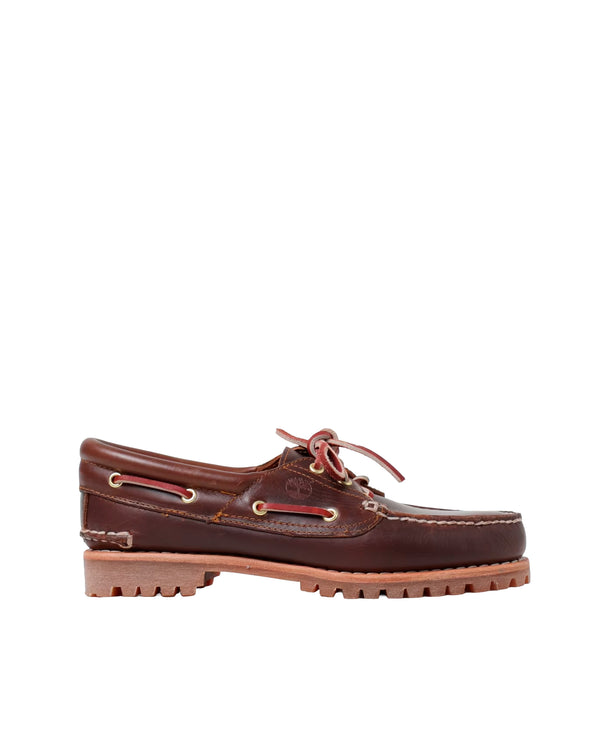 Boat Loafers Authentic Brown Leather