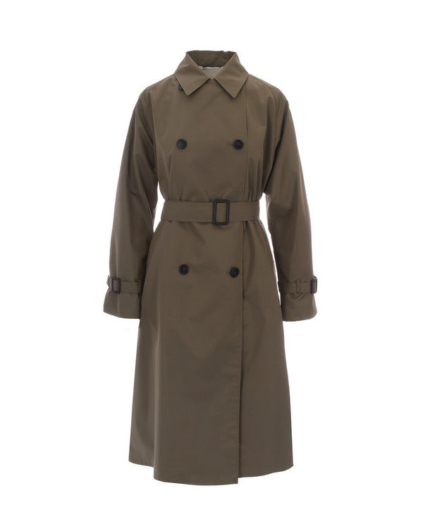 Trench Coat Taupe Cotton & Raincoats