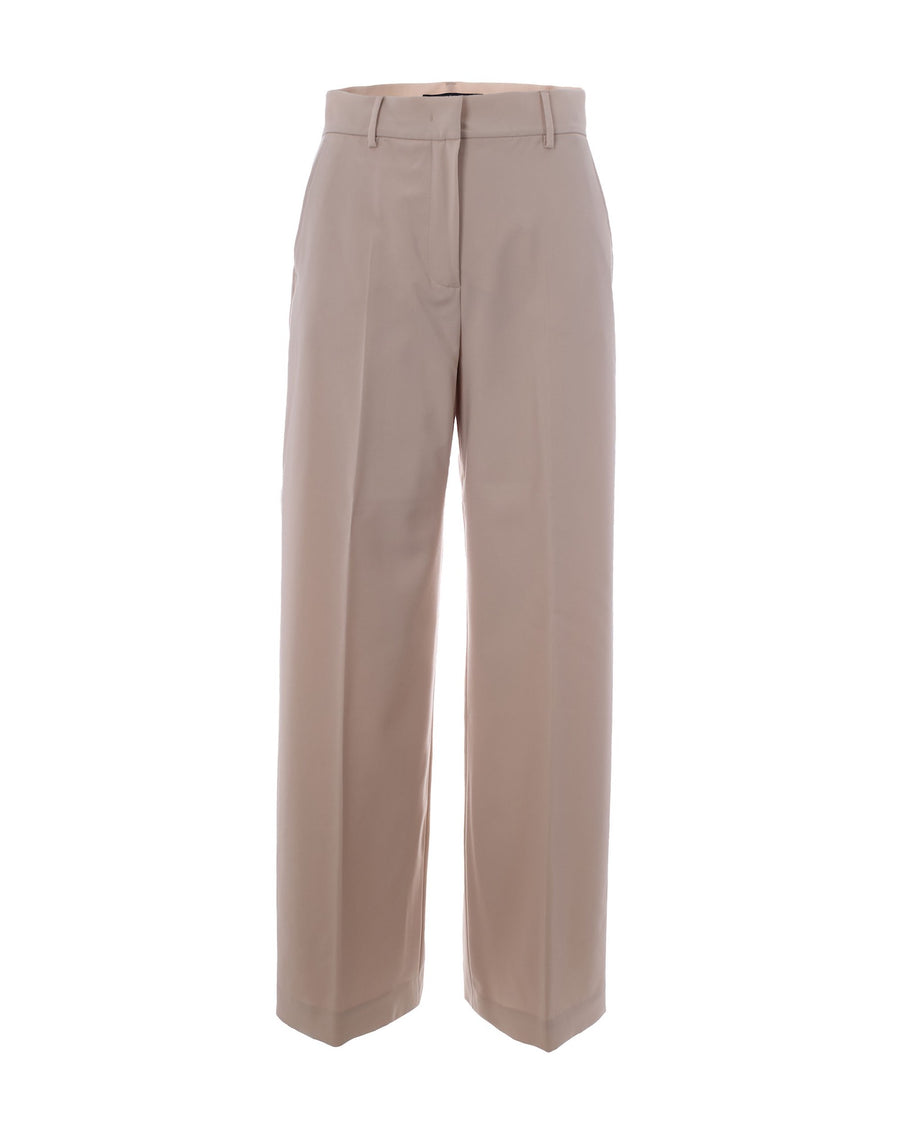 Chino Trousers Sand Wool Virgin