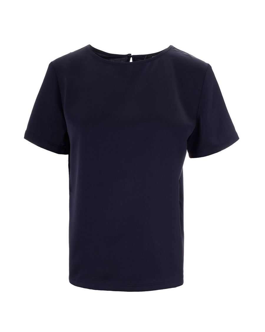 T-Shirt Satin Blue Polyester T-shirts & Jerseys