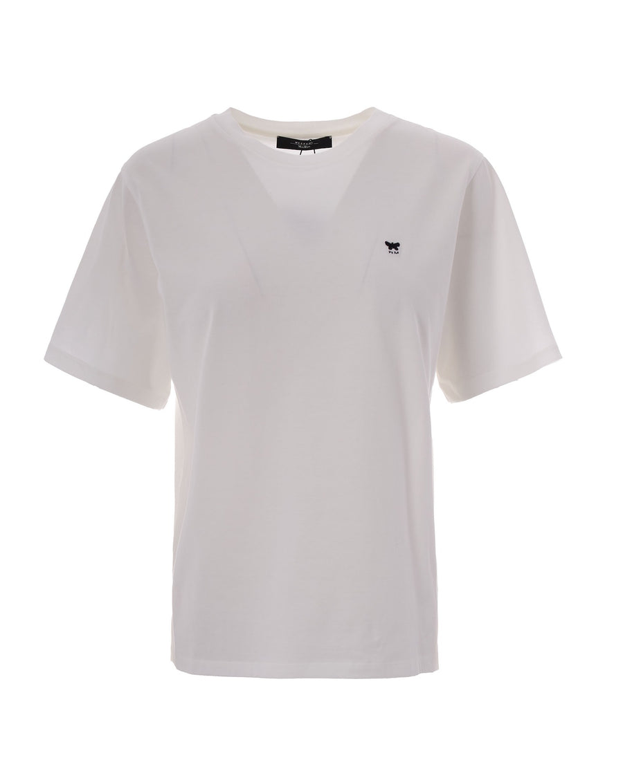 T-Shirt Straight Cut Optical White Cotton T-shirts & Jerseys