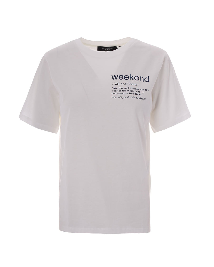 Printed T-Shirt White Cotton T-shirts & Jerseys