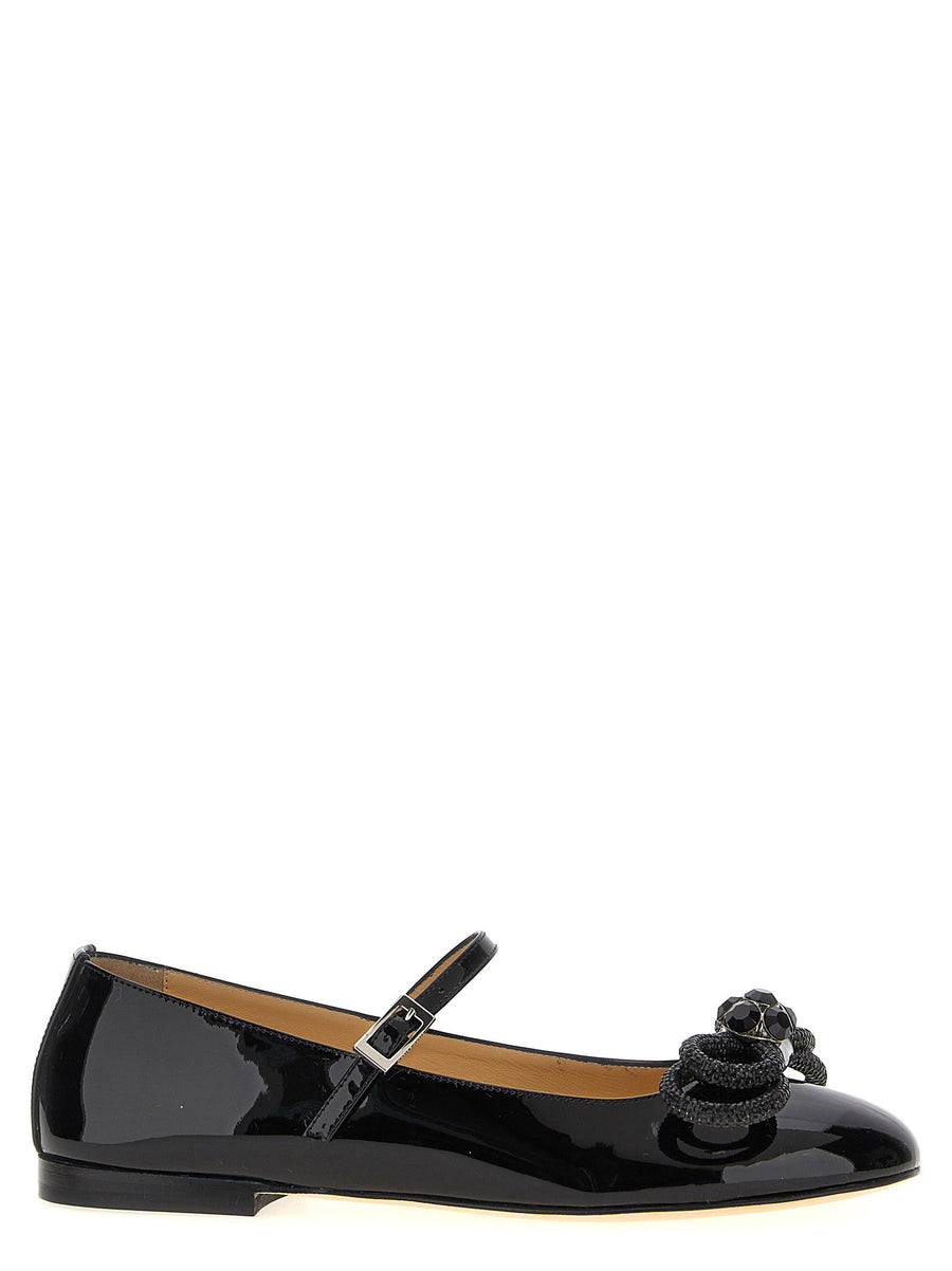 Mach & Mach ballet flat in black