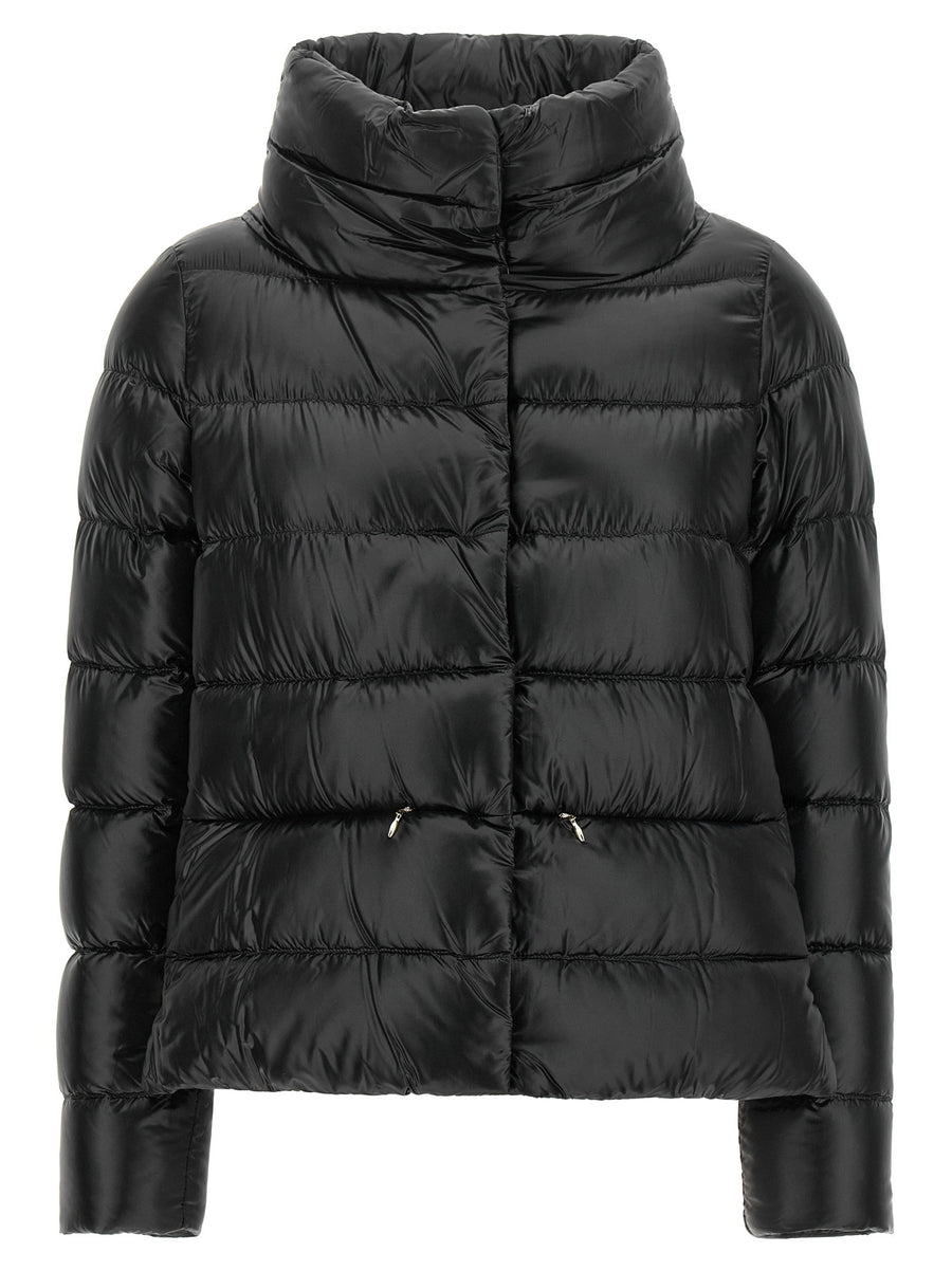 Herno Quilted Goose Down Down Jacket — Black
