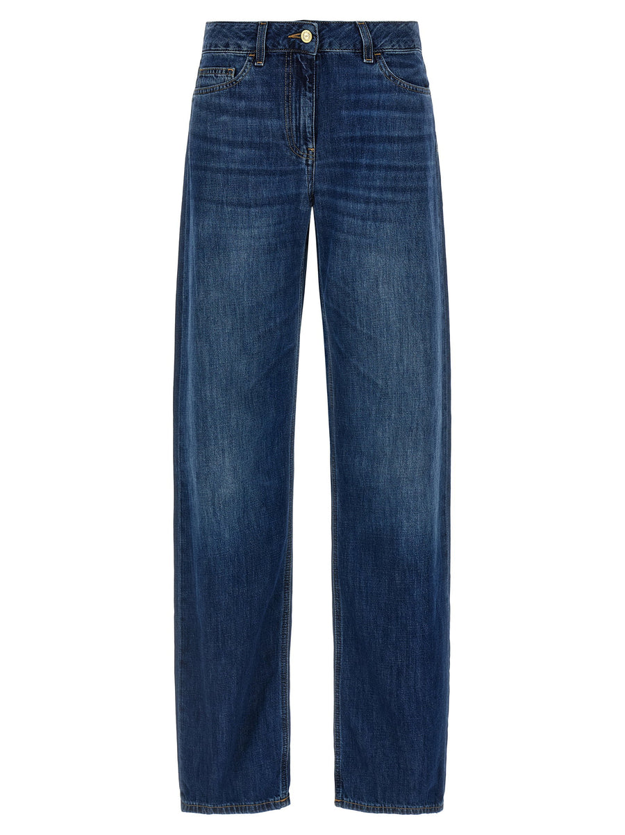 Elisabetta Franchi Palazzo Jeans — Blue