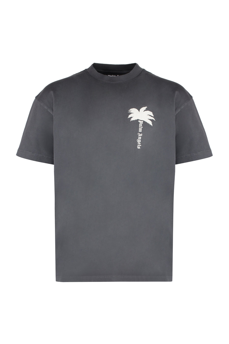 Cotton Crew-Neck T-Shirt Grey T-shirts