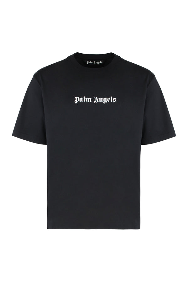 Crewneck Cotton T-Shirt Black T-shirts