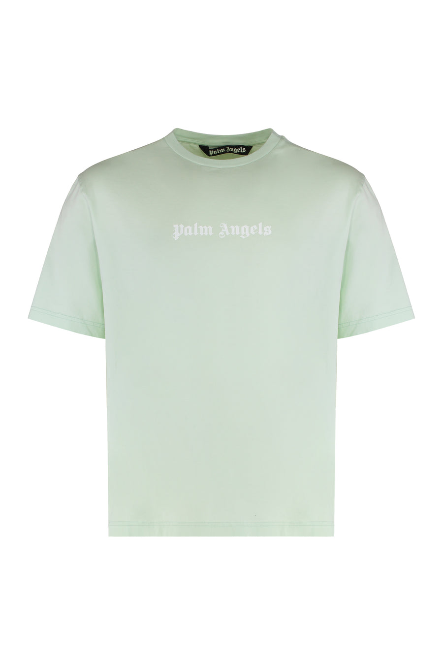 Cotton T-Shirt With Logo Green T-shirts