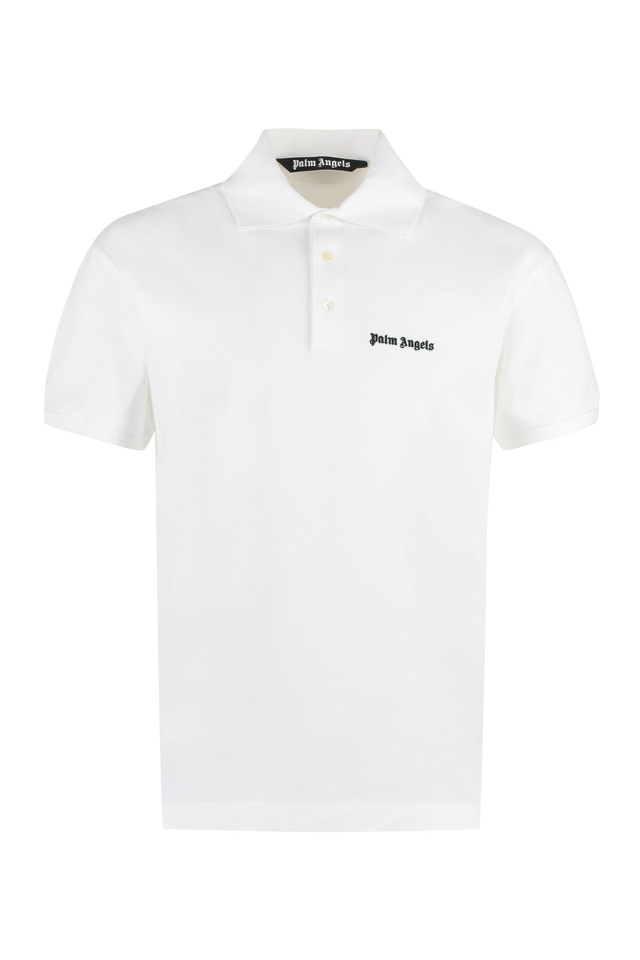 Cotton-Piqué Polo Shirt White